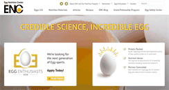 Desktop Screenshot of eggnutritioncenter.org