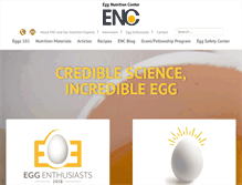 Tablet Screenshot of eggnutritioncenter.org